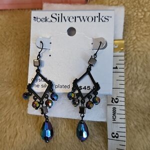 Iridescent Drop Earrings